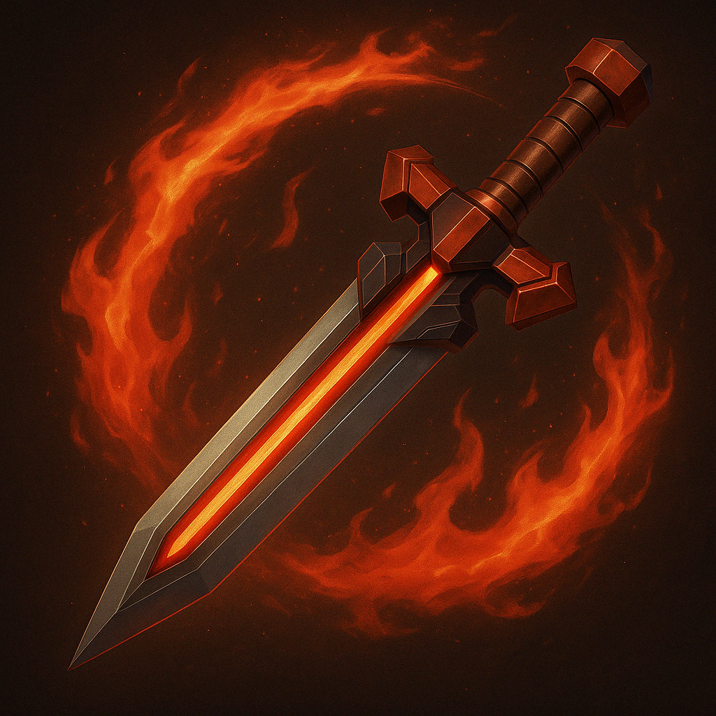 Concept art of the Sword of Fire